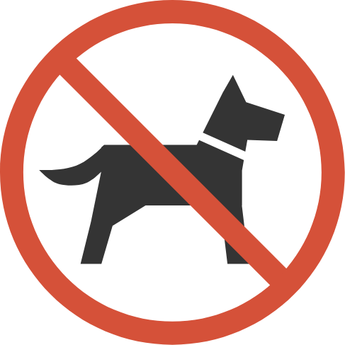 盲導犬・介助犬・聴導犬以外のペットの同伴はご遠慮下さい。