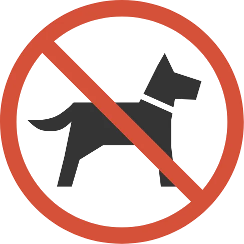 盲導犬・介助犬・聴導犬以外のペットの同伴はご遠慮下さい。