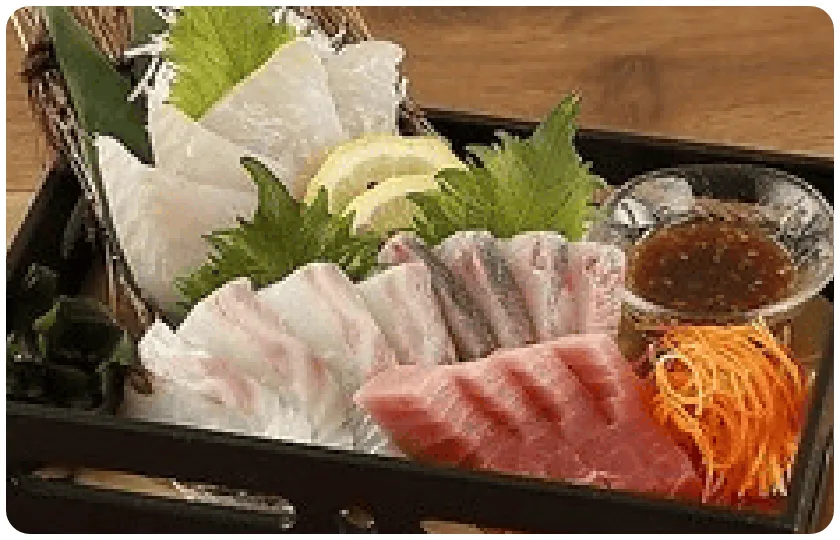 市場鮮魚入り 市場盛り
