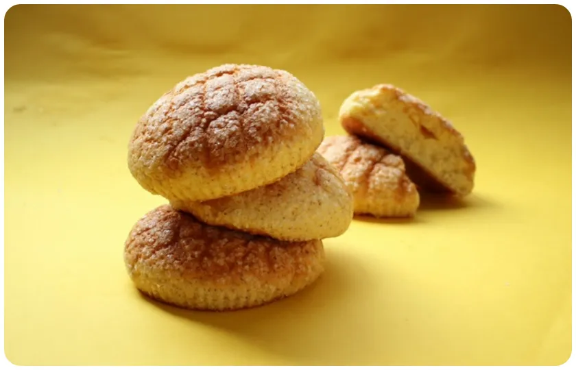 焦がしバターの贅沢メロンパン