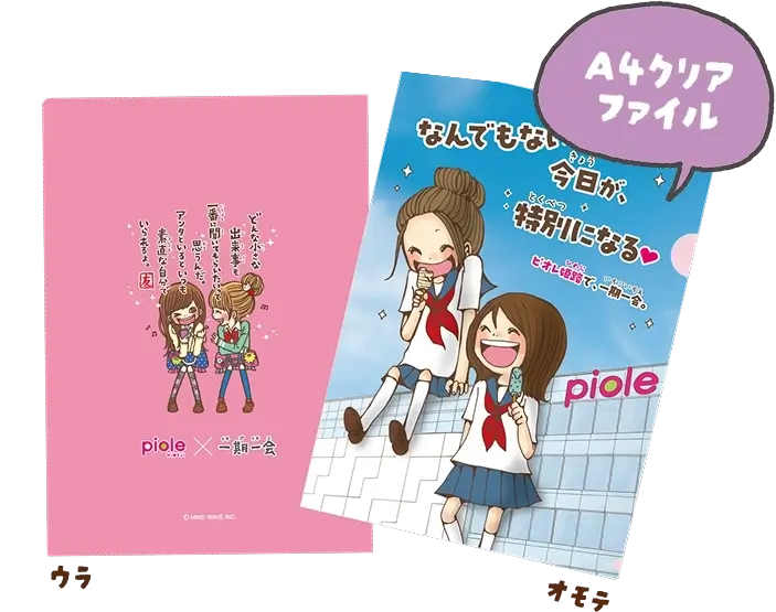 A4クリアファイル