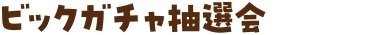 ビックガチャ抽選会