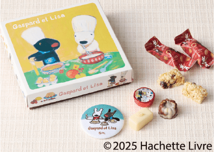 リサとガスパールのパティシエボックス（缶バッジ入り）