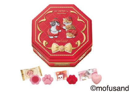 にゃんこイチゴ缶