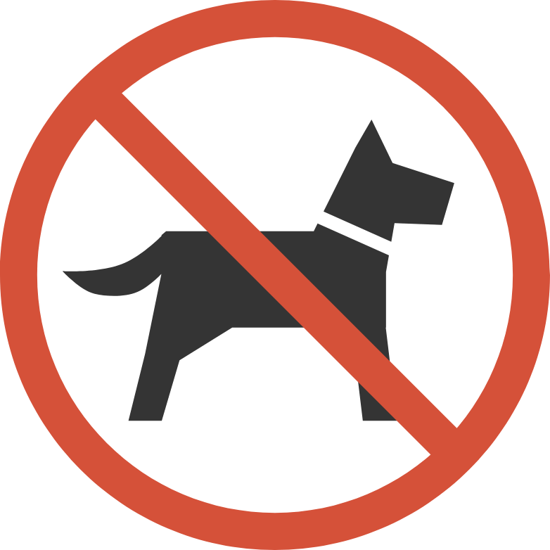 盲導犬・介助犬・聴導犬以外のペット同伴はご遠慮下さい。