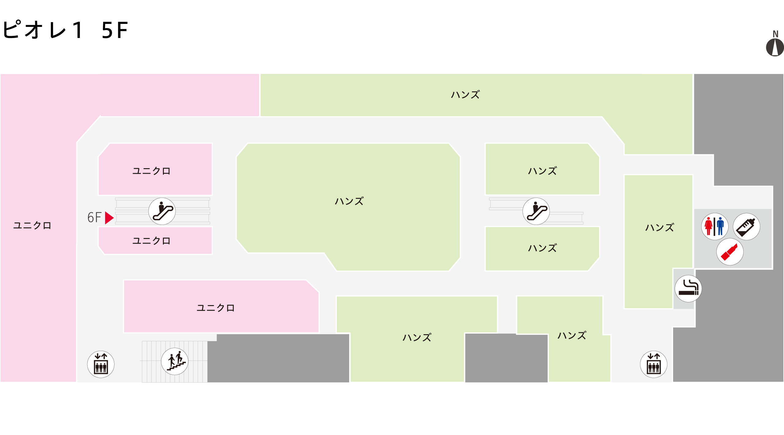 フロアマップ ピオレ1 5F
