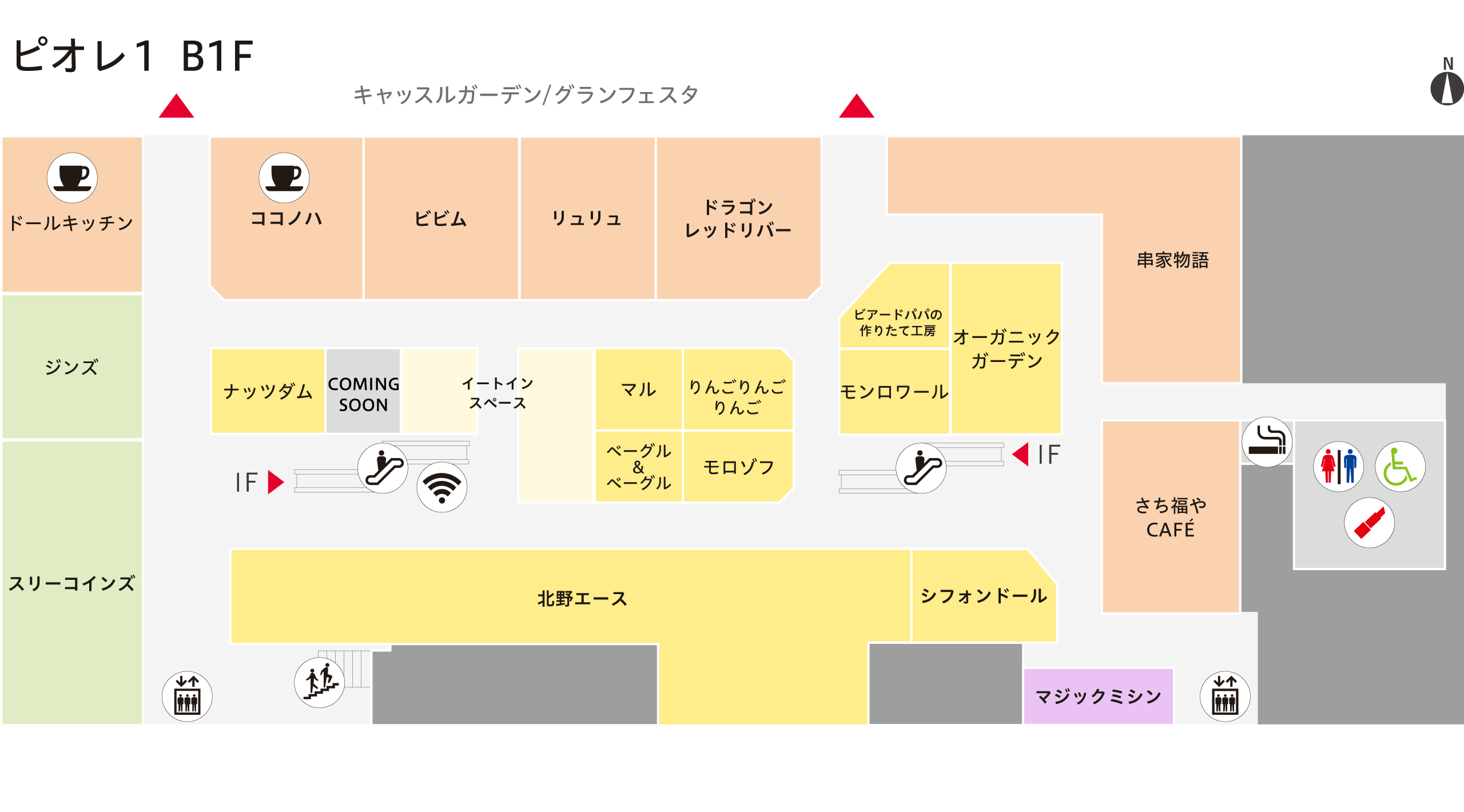 フロアマップ ピオレ1 B1F