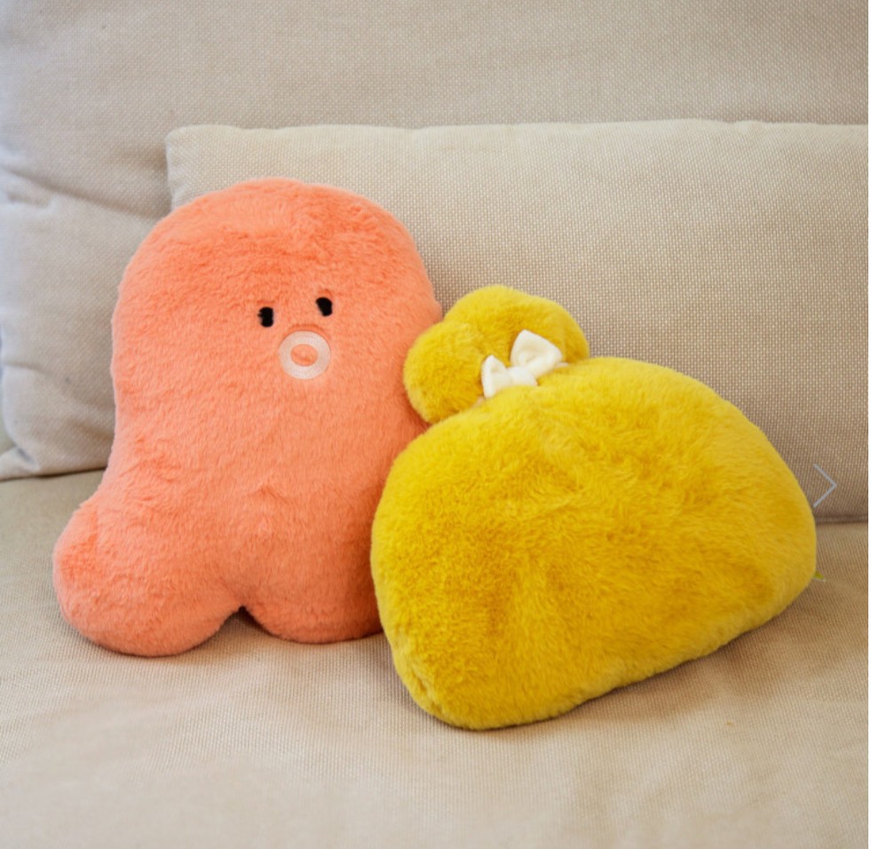 ふわふわのクッションウォーマー
