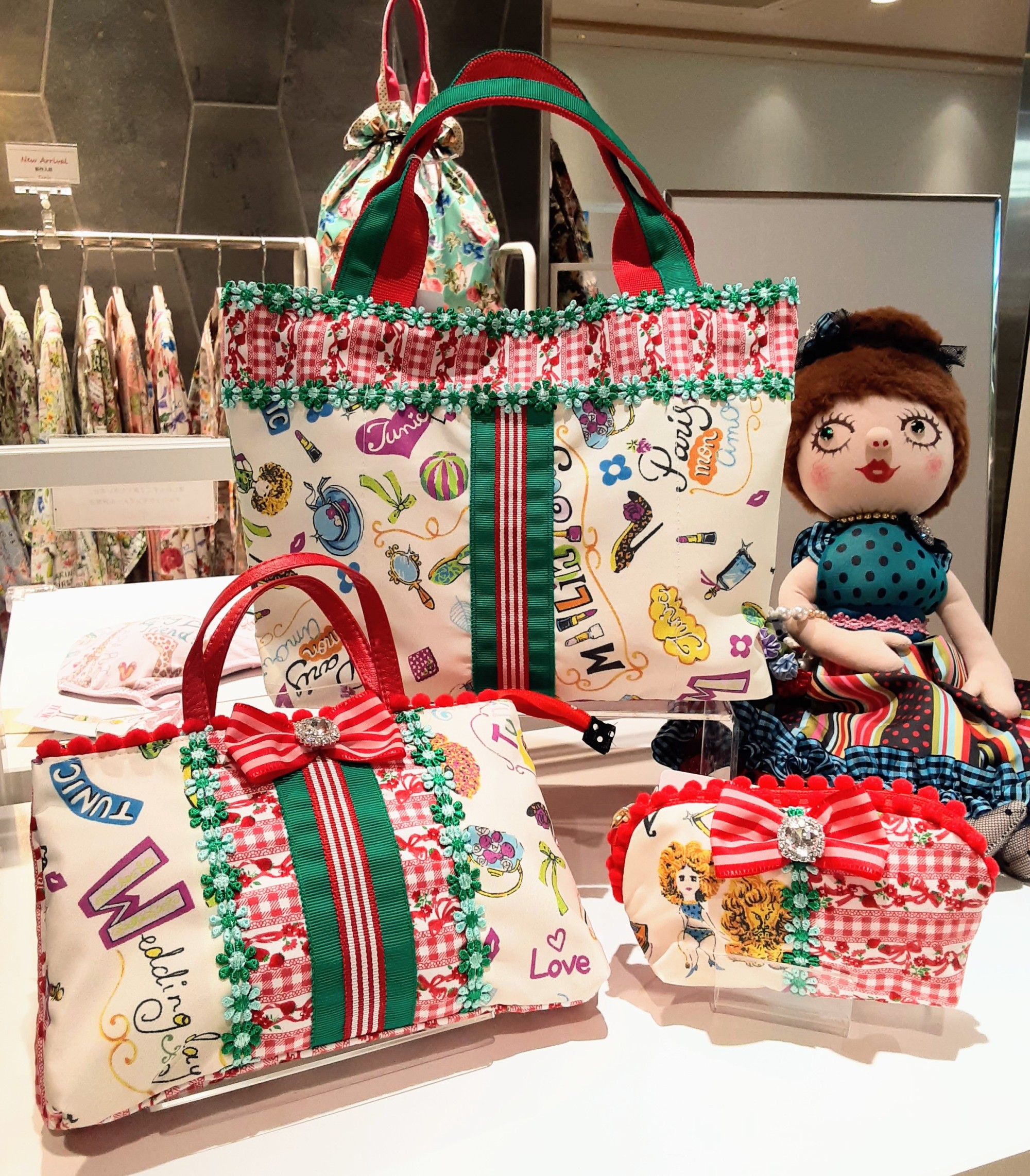 新作ポーチ&ミニbag