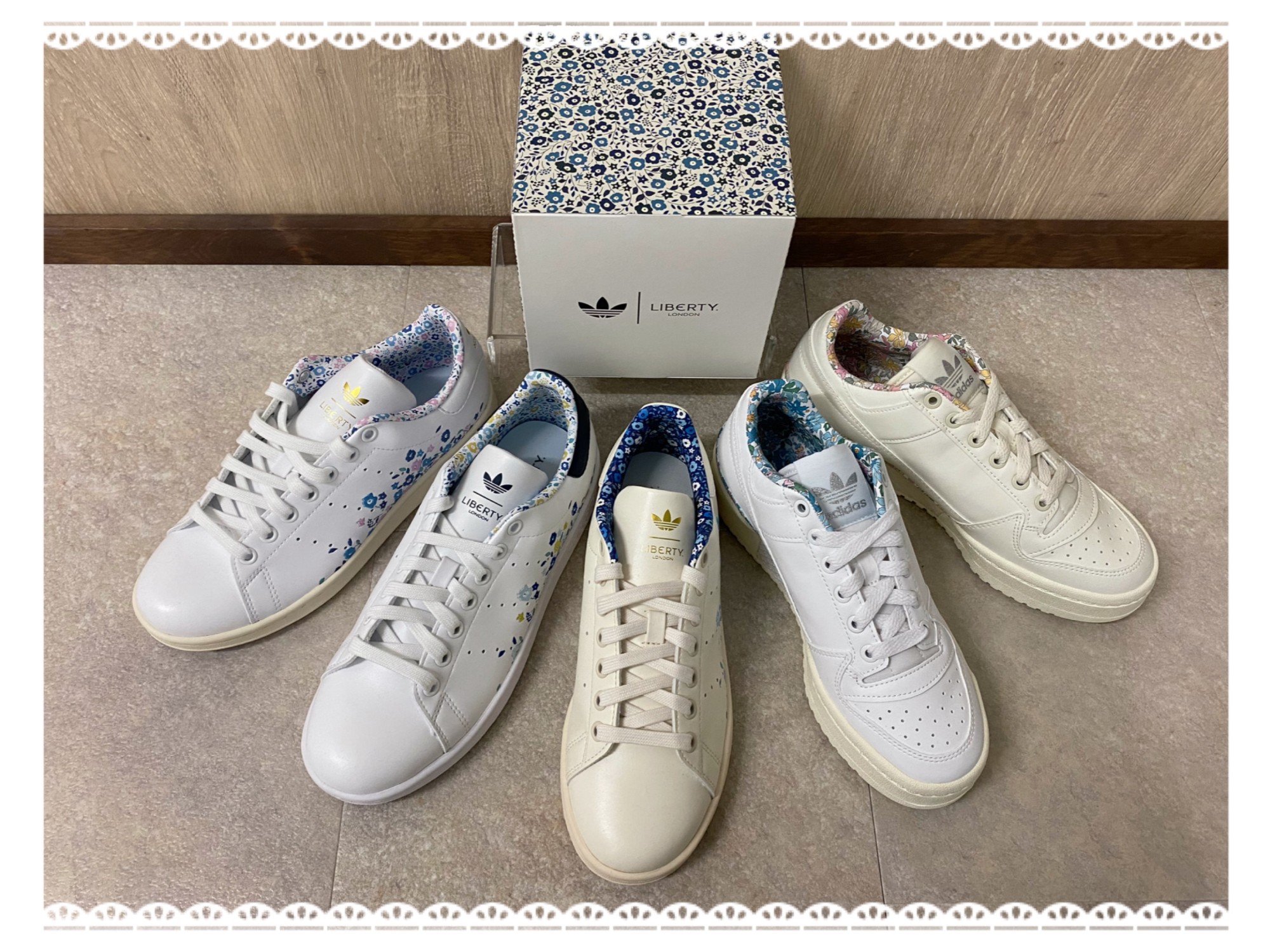 adidas】リバティ・ロンドンコラボスニーカー -ショップニュース：キャナルシティオーパ-