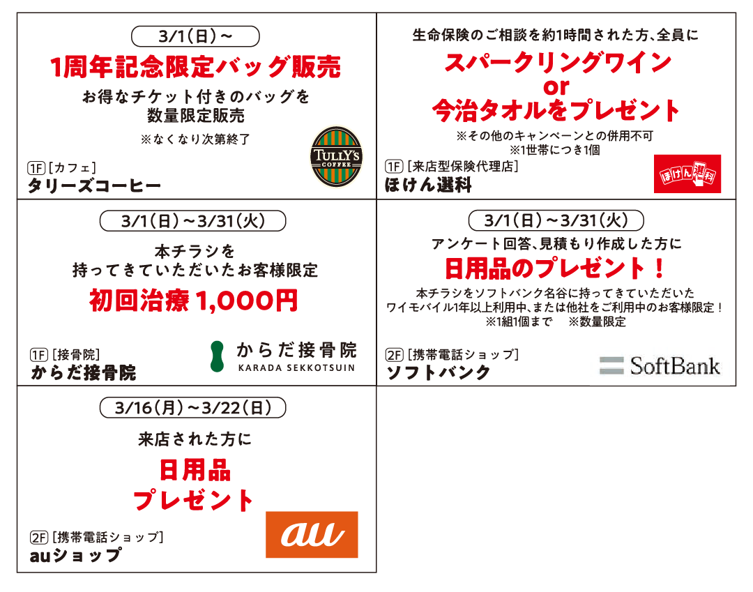 1st🌼Anniversary【特典紹介】