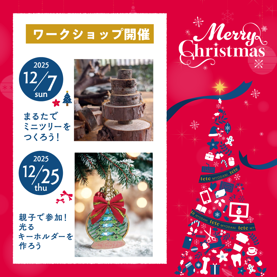 クリスマスワークショップ開催🎄